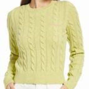 Urban Outfitters iets frans Cable Knit Lime Sweater S/P